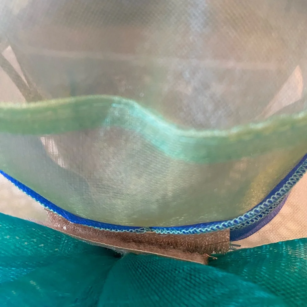 Elegant Blue and Green Women's Hat - Picture 4 of 5